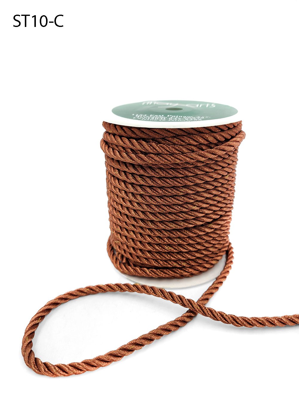 4 mm Cording Ribbon – ST10-C METALLIC COPPER