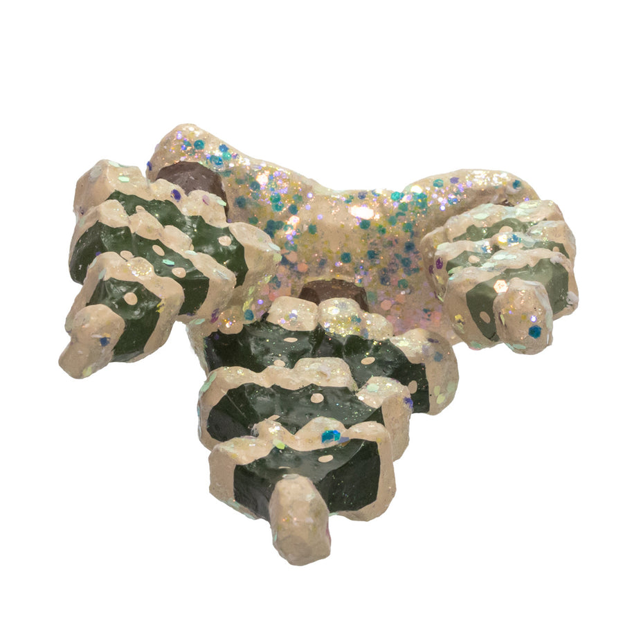 6.25" Snow Town Glittered Snowy Trees Table Piece