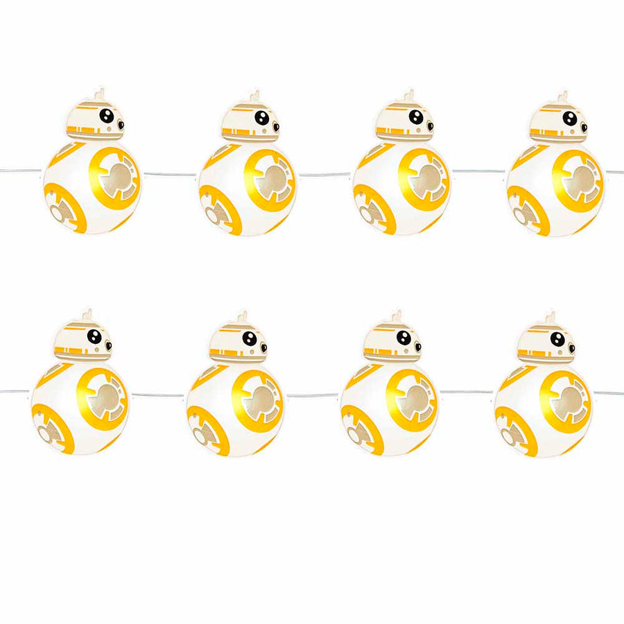 9' Battery Operated 20L Star Wars™ BB-8 Fairy LED Light Set In PDQ