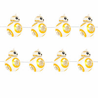 9' Battery Operated 20L Star Wars™ BB-8 Fairy LED Light Set In PDQ