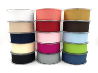 ~1.5 Inch Heavy-Weight (higher thread count) Classic Grosgrain Ribbon with Woven Edge