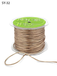 1/8 Inch Satin String Cord Ribbon – SY32 – ANTIQUE GOLD