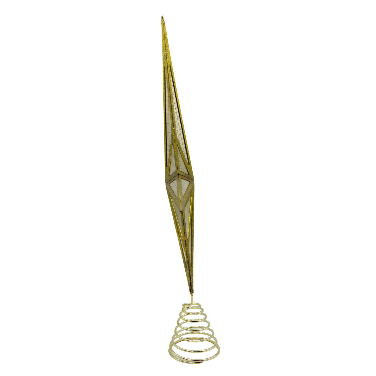 16.3" Modern Gold Star Treetop