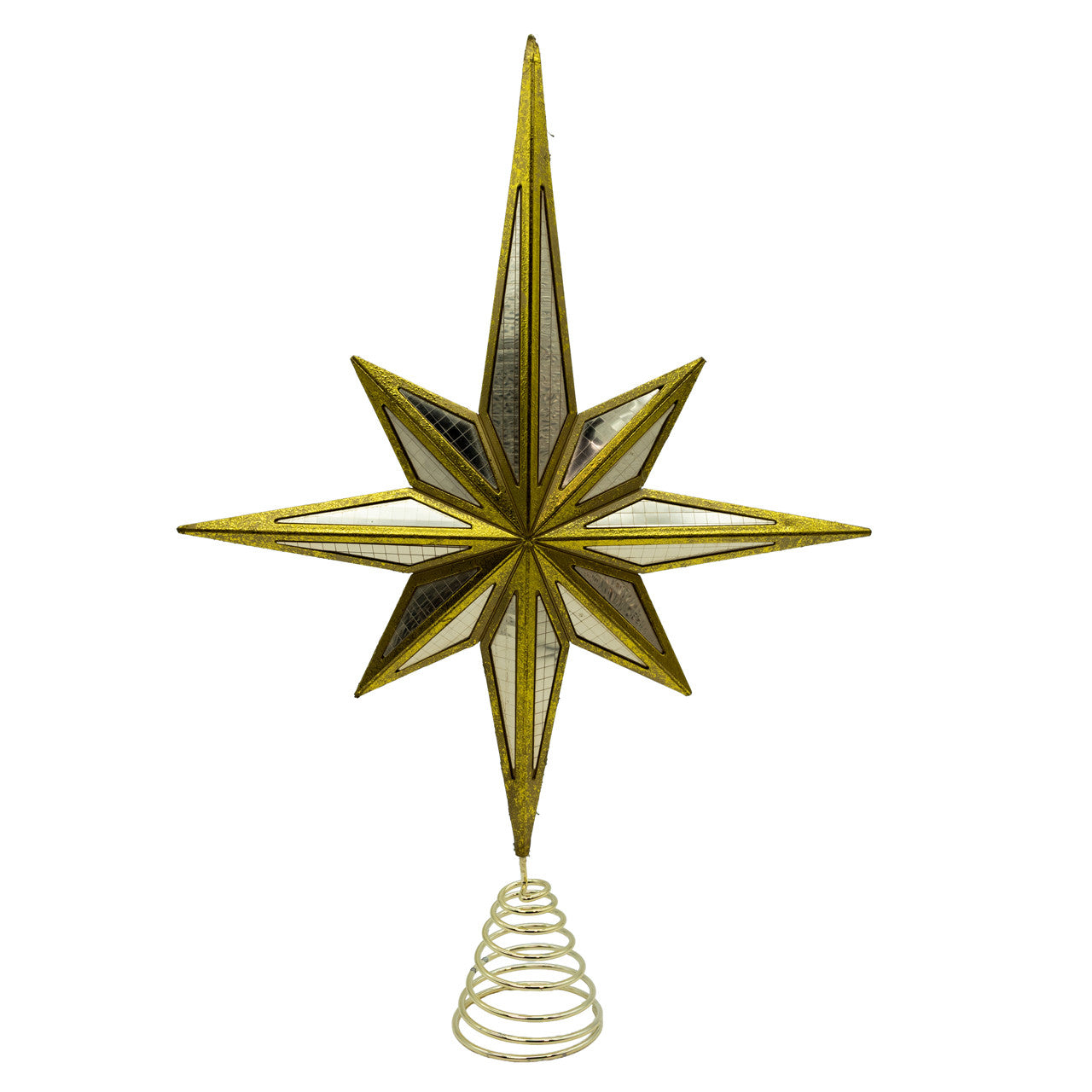16.3" Modern Gold Star Treetop