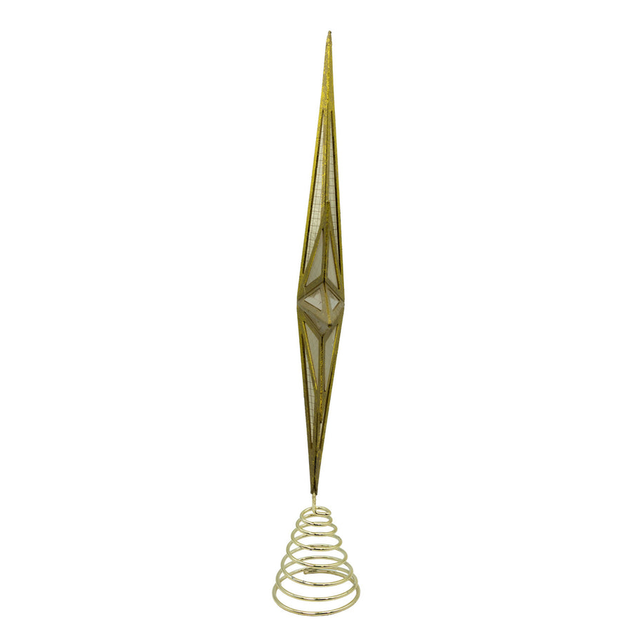 16.3" Modern Gold Star Treetop