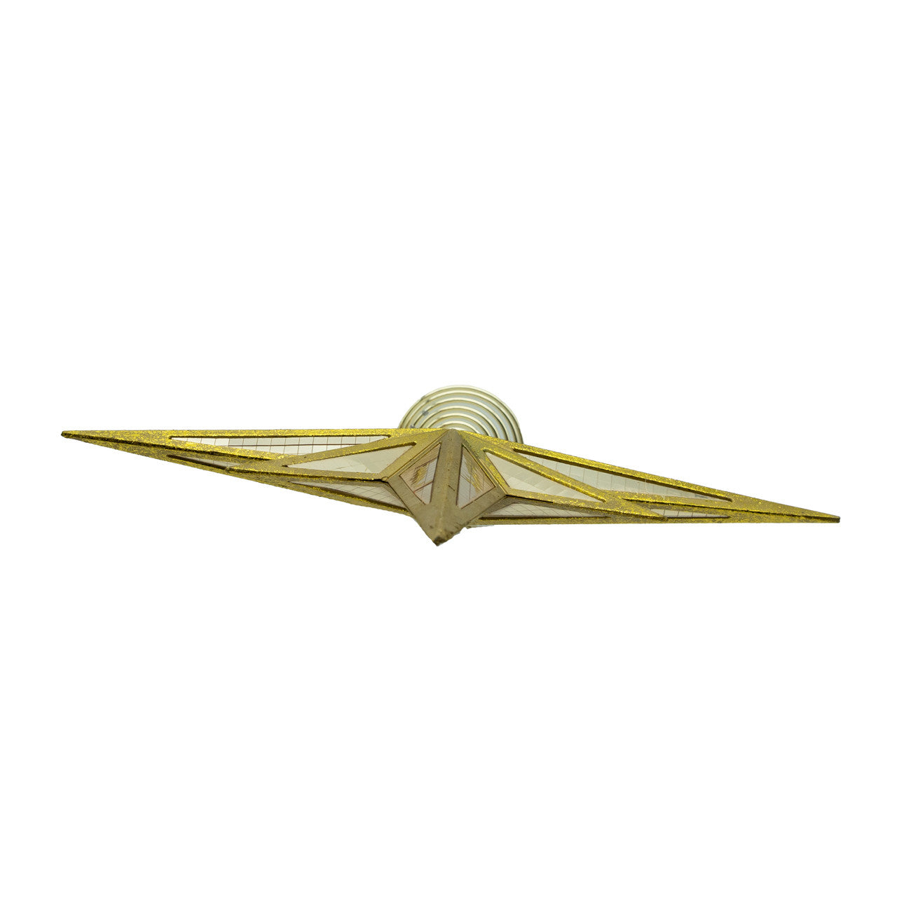 16.3" Modern Gold Star Treetop
