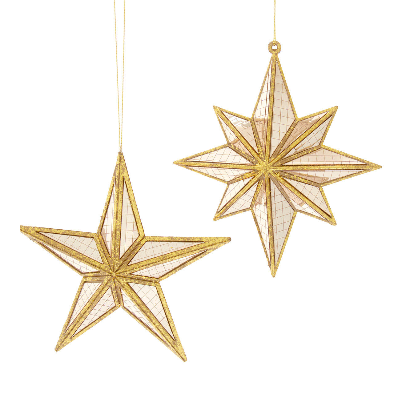Gold Star Ornaments