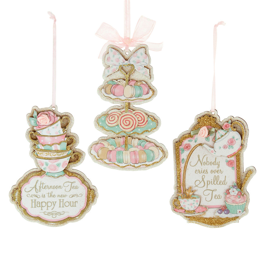 Tea Party Ornaments