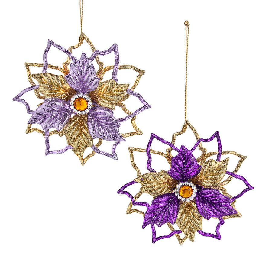 Poinsettia Ornaments
