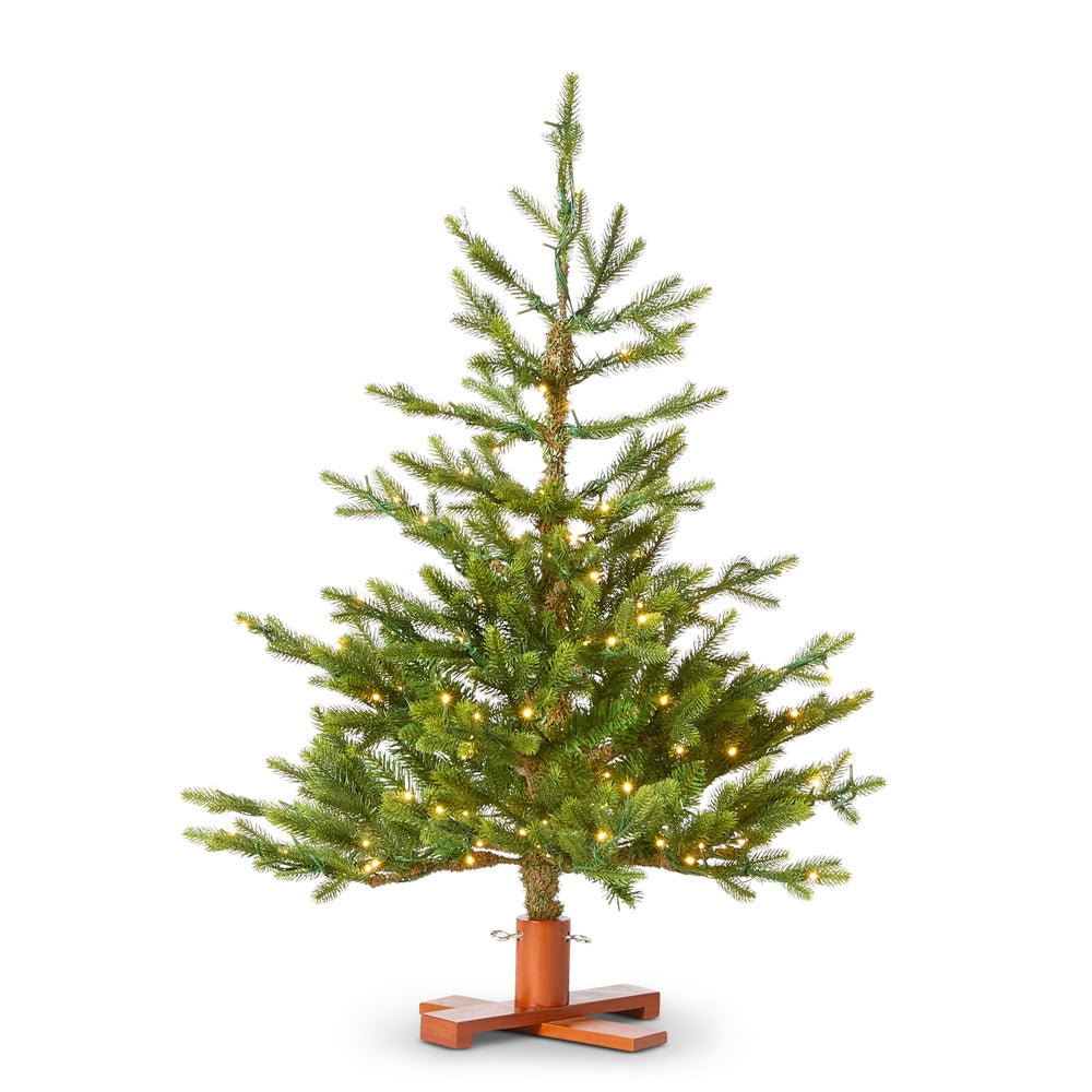 3' Bavarian Fir Tree with LED Lights