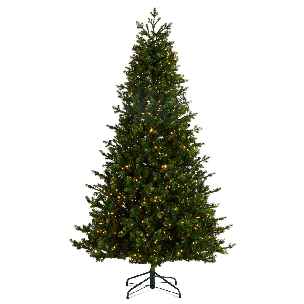 *DC* 7.5' Pre-Lit Slim Evergreen Spruce Tree