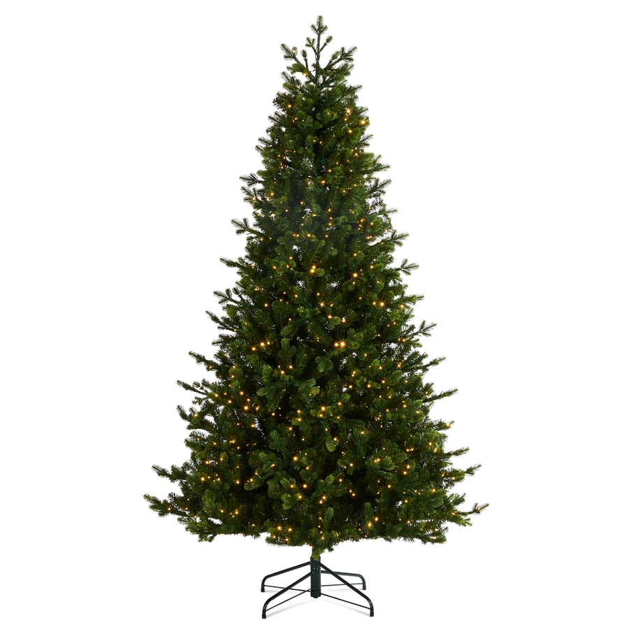 *DC* 7.5' Pre-Lit Slim Evergreen Spruce Tree