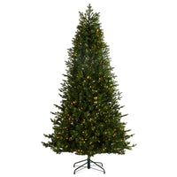 *DC* 9' Pre-Lit Slim Evergreen Spruce Tree