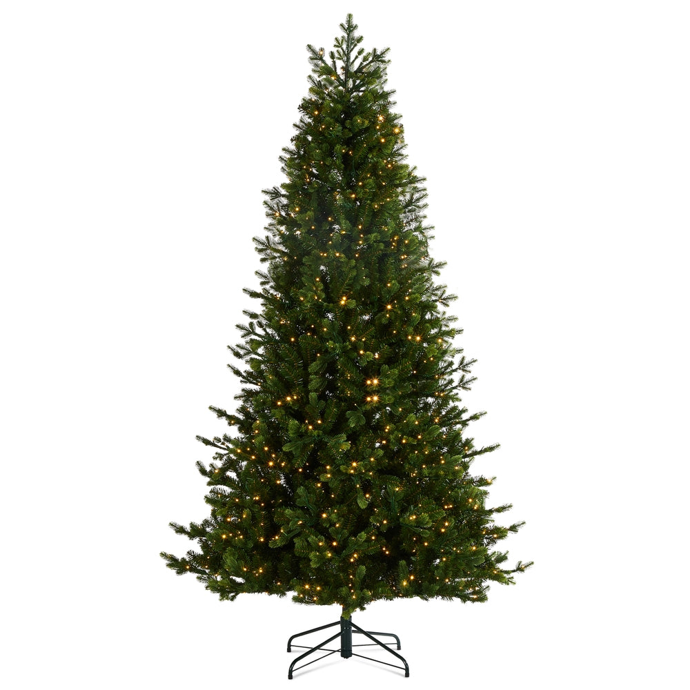 *DC* 9' Pre-Lit Slim Evergreen Spruce Tree