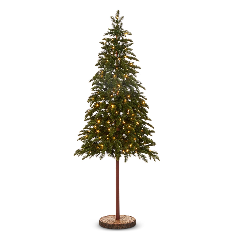 5.5' Pre-Lit Fir Tree on Stand