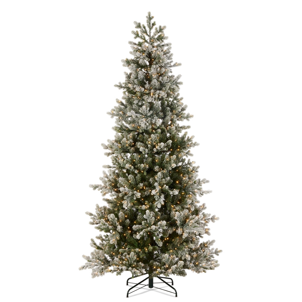 *DC* 7.5' Pre-Lit Snowy Norway Spruce Tree
