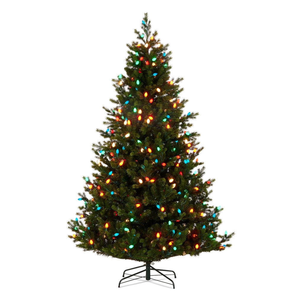 *DC* 7.5' Pre-Lit Fraser Fir with C7 Bulbs Tree