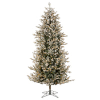 *DC* 9' Pre-Lit Snowy Nordic Fir Tree