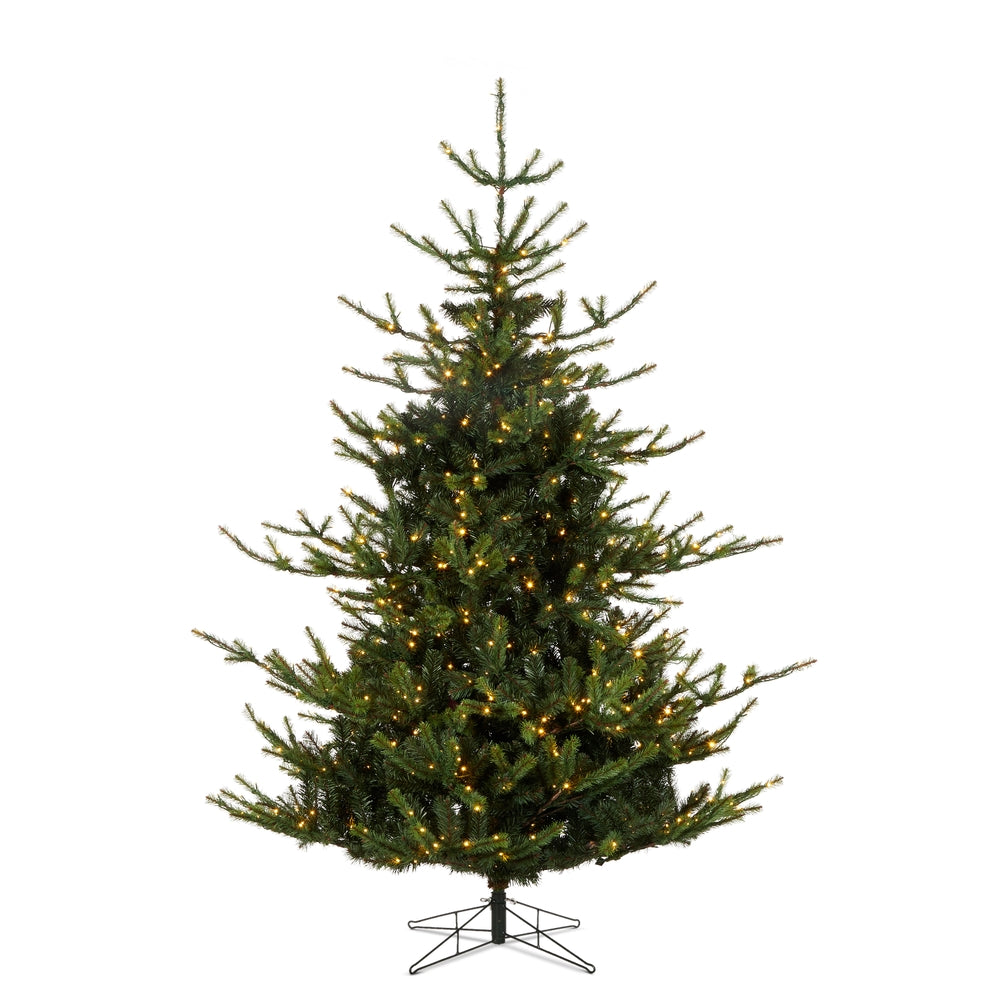*DC* 7.5' Pre-Lit Deluxe Rocky Mountain Spruce Tree