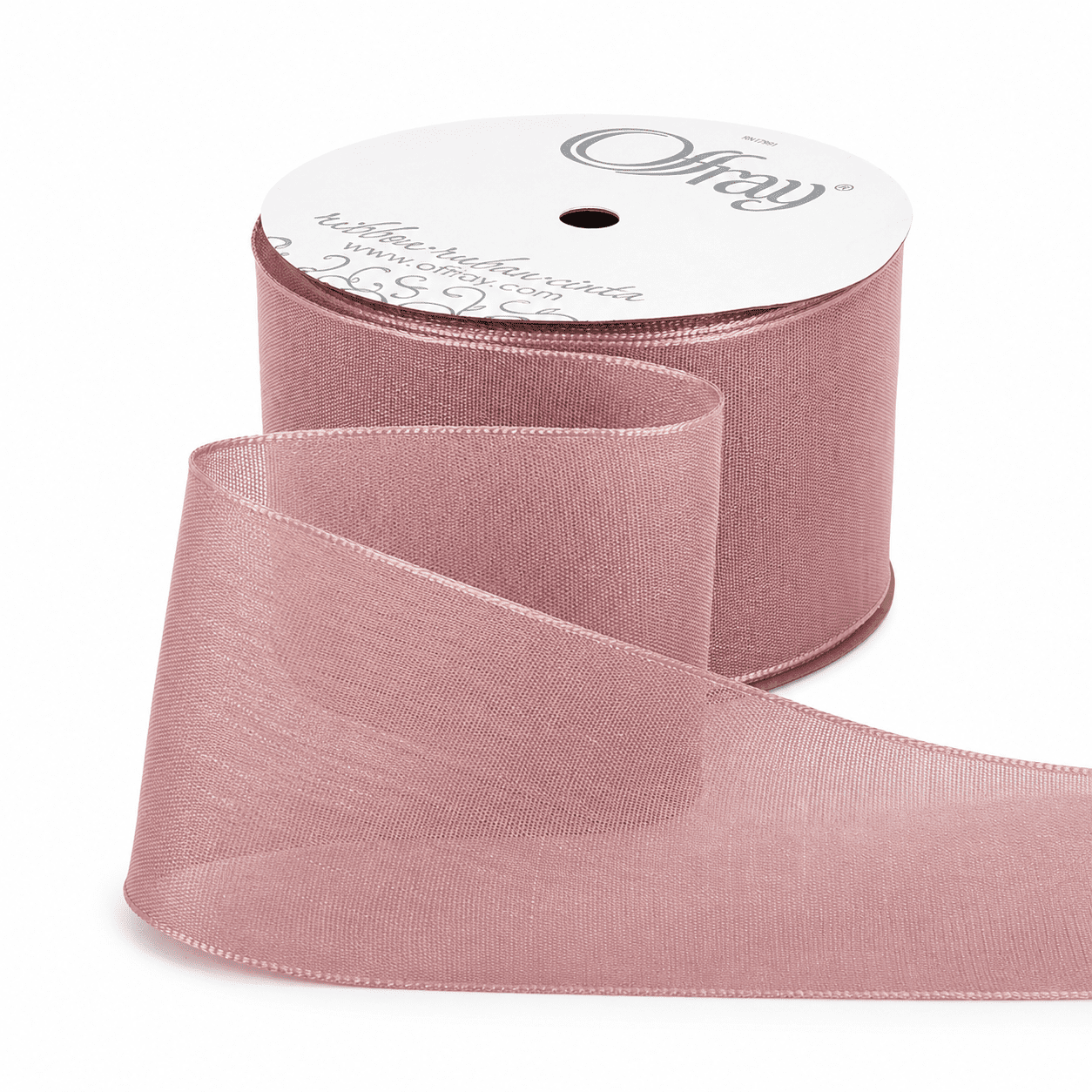 2.5″ Teagan Ribbon – Teagan-25-Chateau Rose