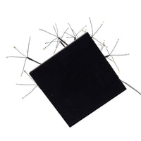 2' Pre-Lit Warm White Fairy LED USB Black Twig Tree