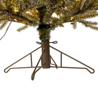 4.5' Pre-Lit Dual-Color LED Iridescent Gold Tree