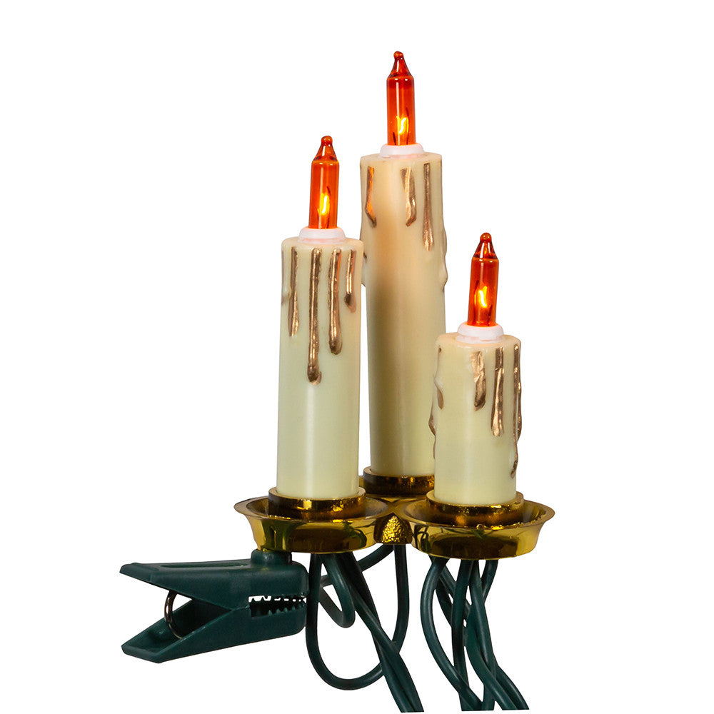 14' UL 15LTriple Candle Clip-On Light Set