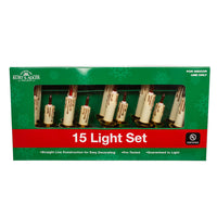 28' UL 15L Triple Candle Clip-On Light Set with 24