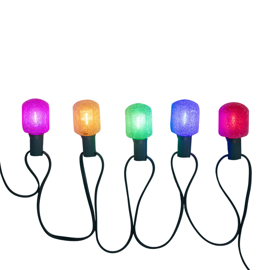 11' UL 10L LED Multicolor Gumdrop Light Set