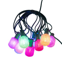 11' UL 10L LED Multicolor Gumdrop Light Set