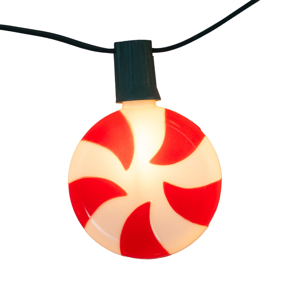 UL 8L Round Candy Cane Light Set
