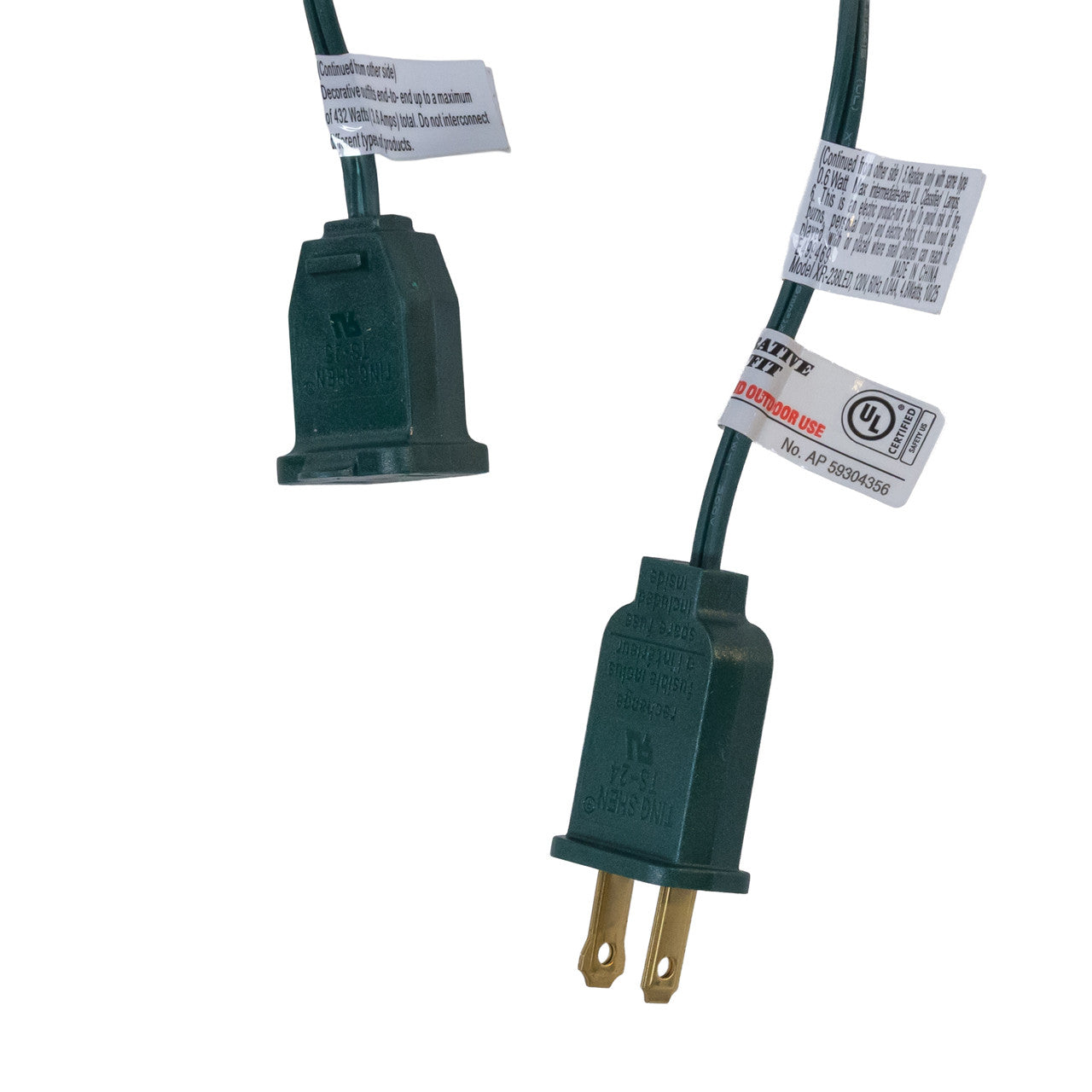 UL 8L Round Candy Cane Light Set
