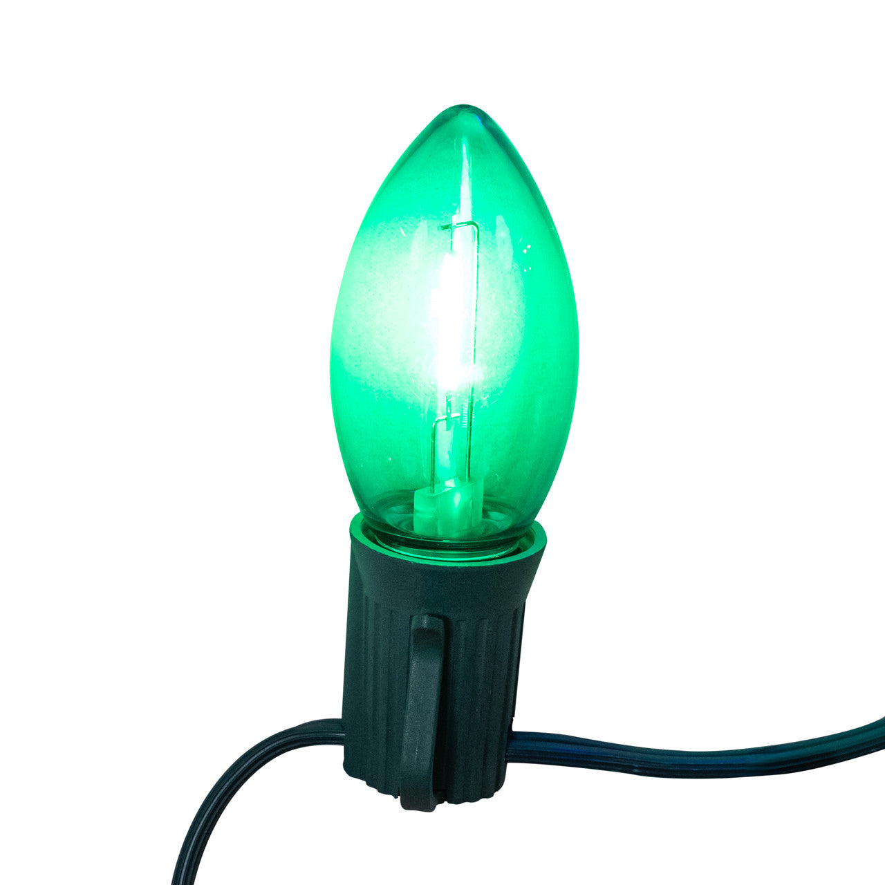 10' 10L Multicolor Translucent Filament LED C9 Light Set