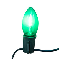 10' 10L Multicolor Translucent Filament LED C9 Light Set