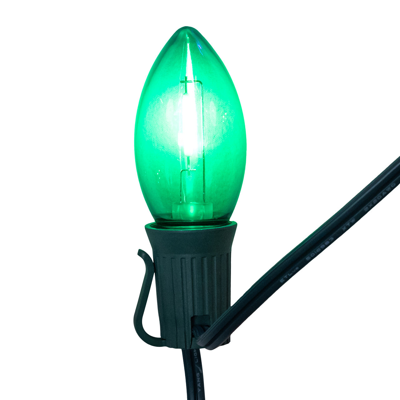 10' 10L Multicolor Translucent Filament LED C9 Light Set