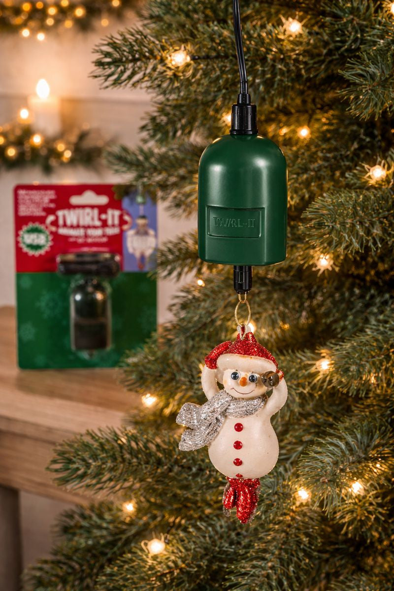 USB Twirl-It Ornament Spinner with DC Motor