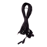 6' USB Power Extension Cord With Black Wire, Adapter & 6 Ports