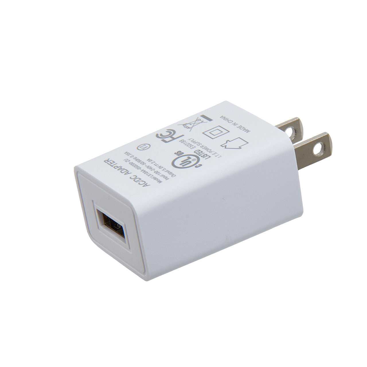 White Replacement USB Plug/Adapter