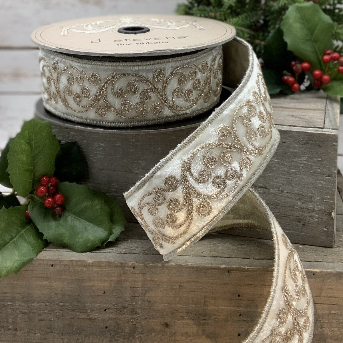 Velvet Mini Swirl Matrix Ribbon