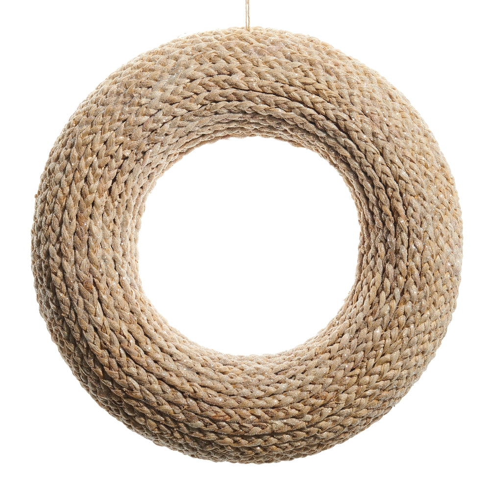 20.5" Natural Rattan Wreath