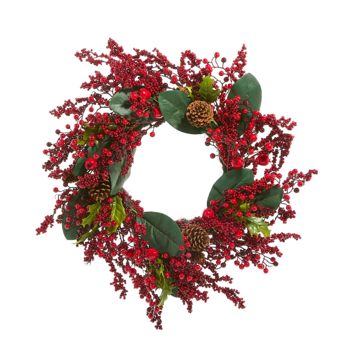 30" Mixed Berry Wreath