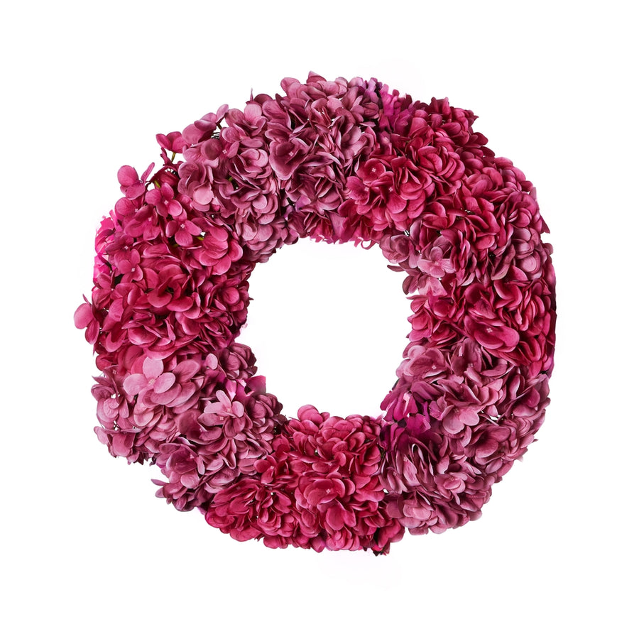24" Pink Hydrangea Wreath