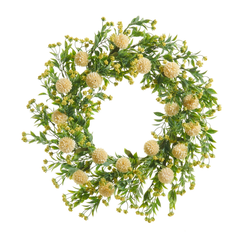 22" Dahlia Wreath