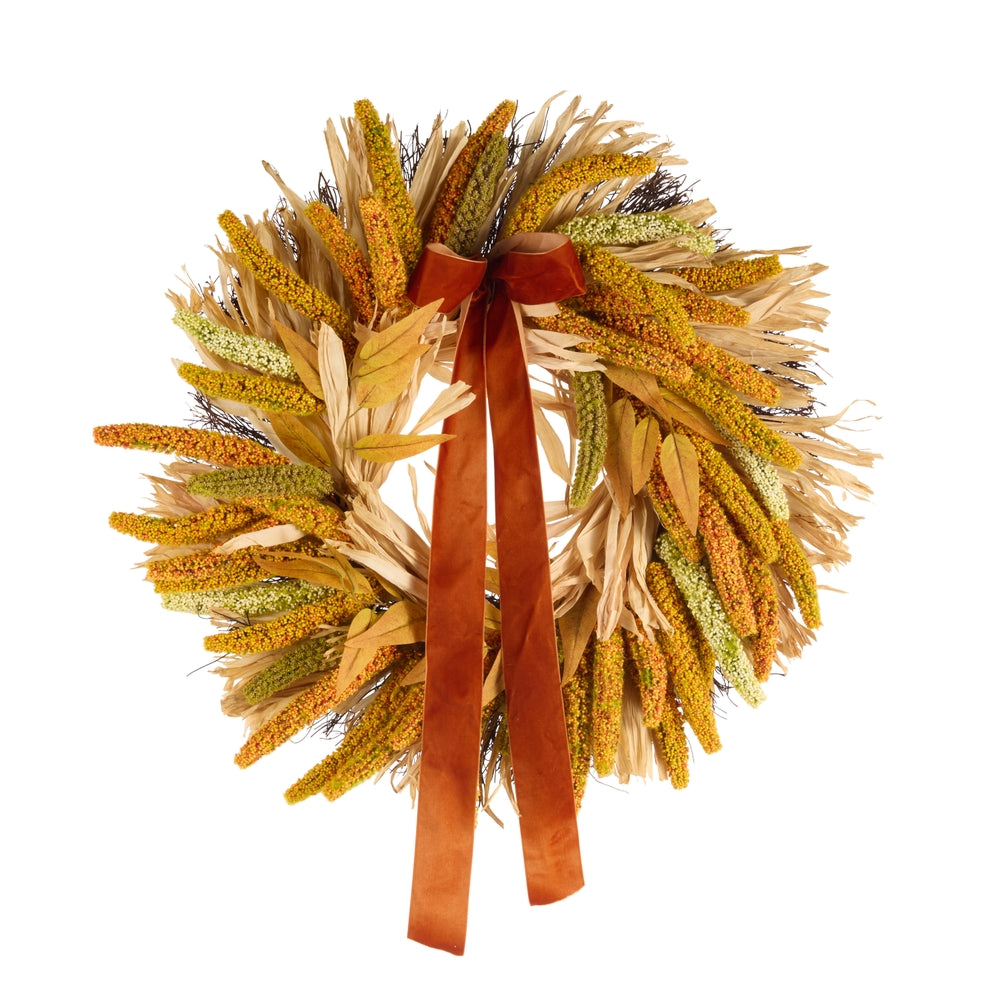 24" Fall Astilbe Wreath