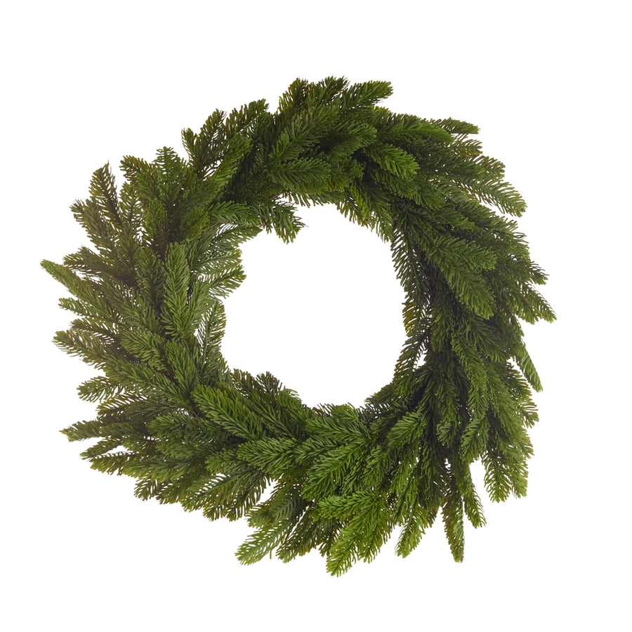26" Bright Green Cedar Wreath