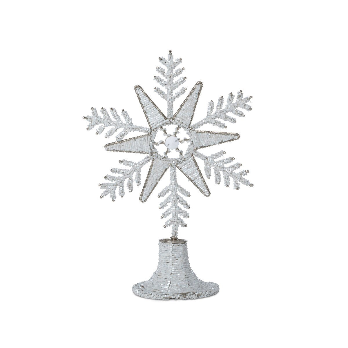 Beaded Tabletop Snowflake, Small