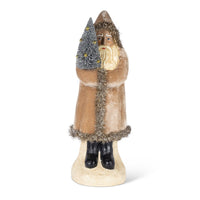 Paper Mache Santa with Tree, 17