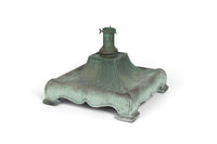 Vintage Look Verdigris Tree Stand, 19.69