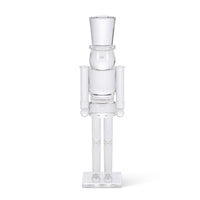 Clear Acrylic Nutcracker, 14.6