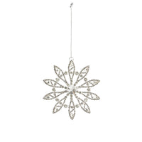 Rhinestone Snowflake Ornament